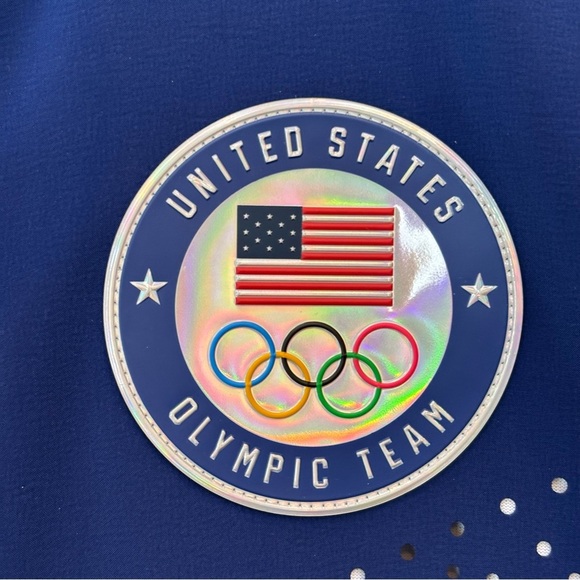 NIKE TEAM USA PARIS OLYMPIC GAMES 2024 PODIUM JACKET XXL Royal Blue White NEW - Picture 8 of 16